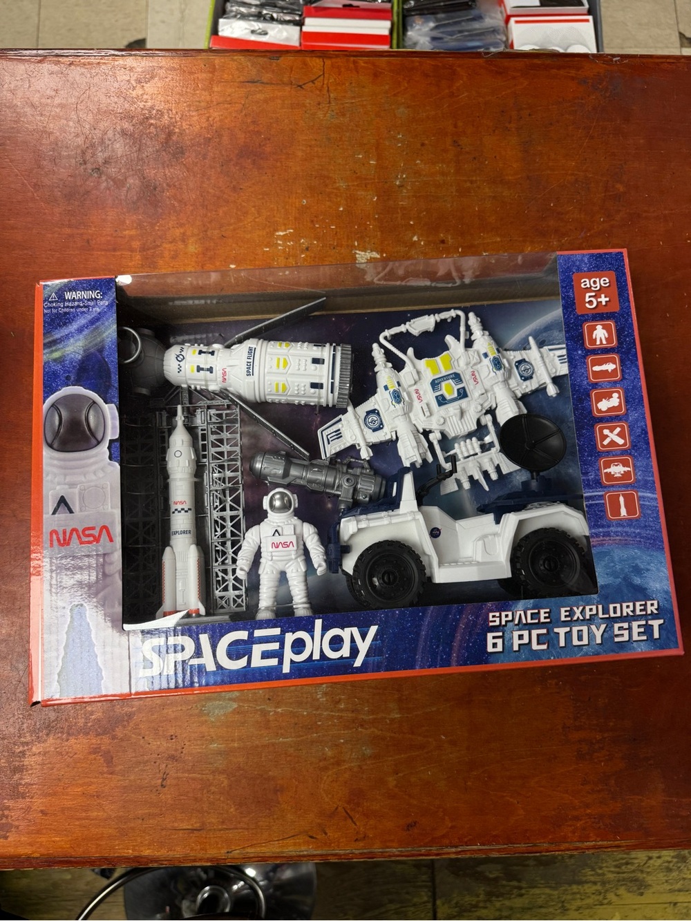 NASA White Space Explorer 6-Piece Toy Set